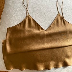 *NWOT* Silk V-Neck Cami - Copper - Medium / Size 40
